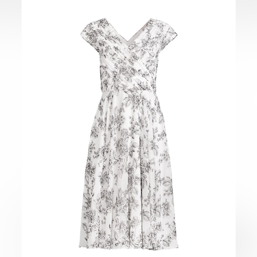Rachel Parcell floral print wrap front dress size 4